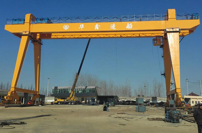 ME type (50-16) + (50-16) T double trolley crane